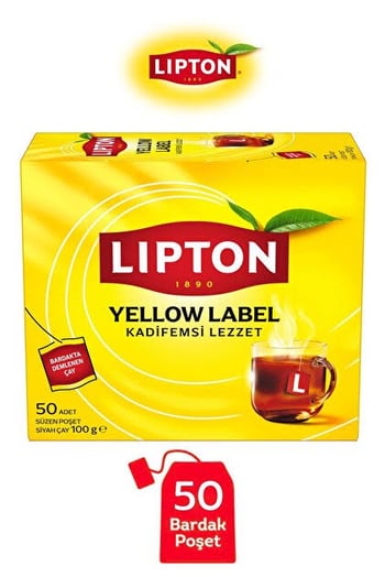 Lipton Yellow Label 50'li Bardak Poşet Çay