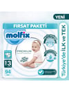 Molfix Premium 3 Numara Midi 94'lü Bebek Bezi