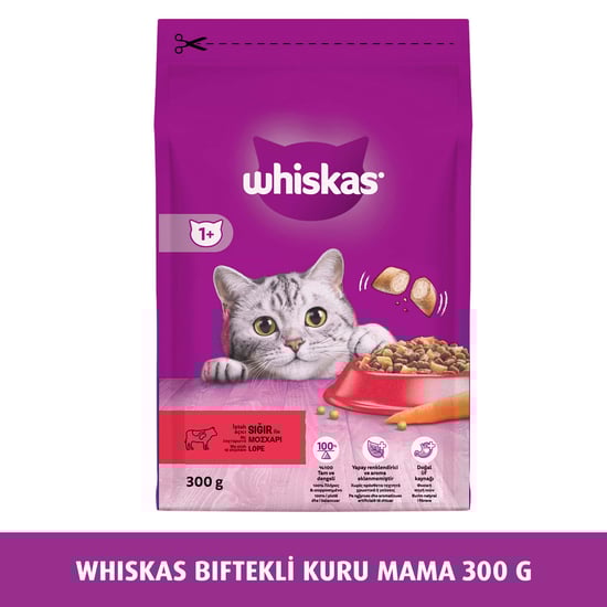 Whiskas Biftekli Kuru Mama 300 g