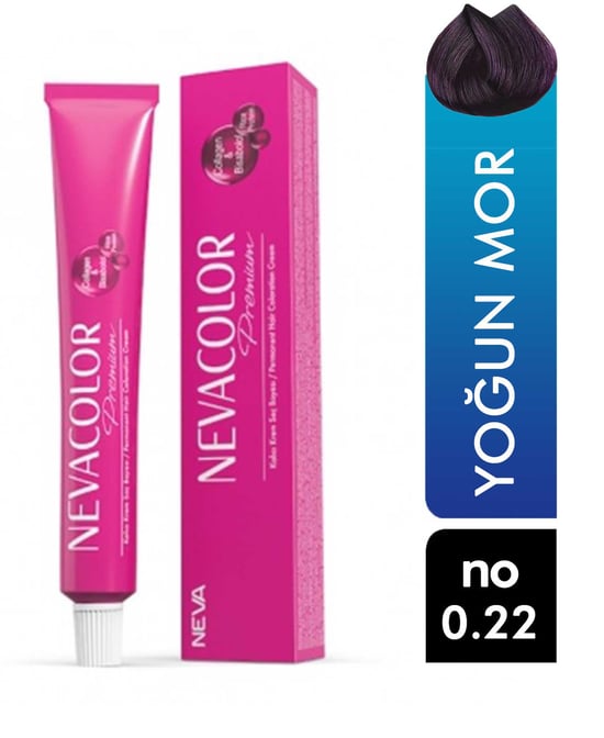 Nevacolor Premium Mix Tüp Saç Boyası Yoğun Mor 0.22