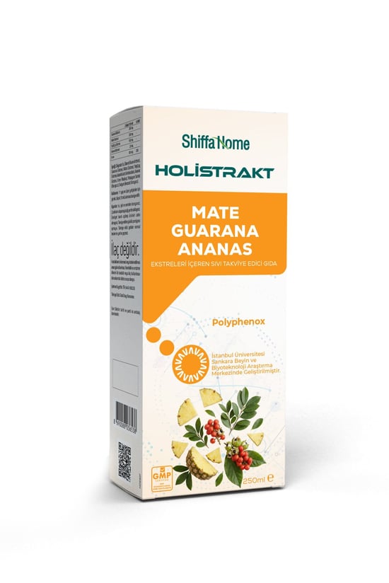 Holistrakt - Guarana, Mate, Yeşil Çay, Ananas İçeren Sıvı Ekstrat 250 Ml