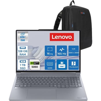 Lenovo Thinkbook 16p G6 Intel Ultra 7 255hx 128gb 1tb Ssd 8gb/rtx5060/115w 16" 3.2k (3200x2000) Ips