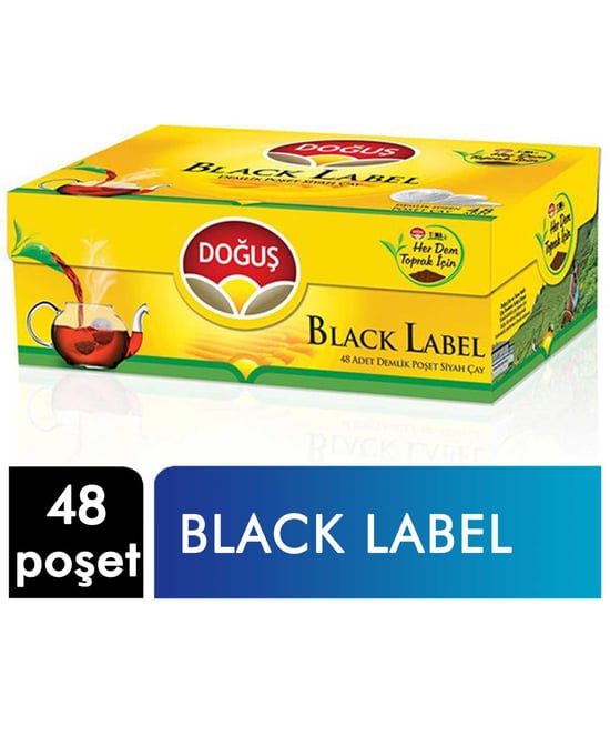 Doğuş Demlik Poşet Çay 48 Black Label