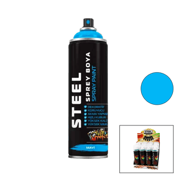 Steel ( Mavi ) Sprey Boya 200ml