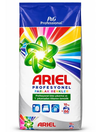 Ariel Profosyonel Toz Çamaşır Deterjanı Parlak Renkler 10 Kg