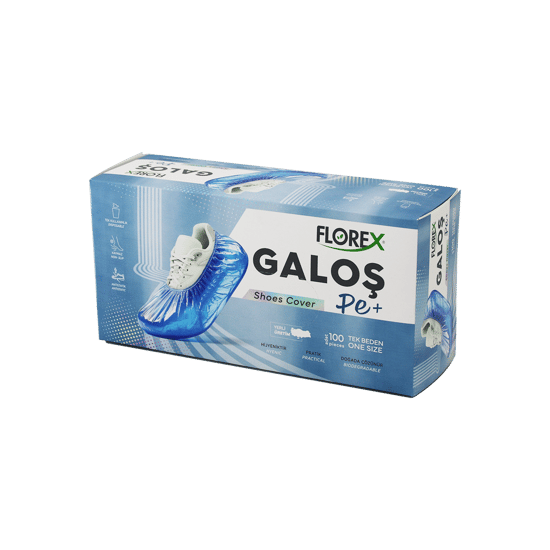 Florex-992 ( 100pcs ) Tek Kullanımlık Galoş ( Kutulu Paket )