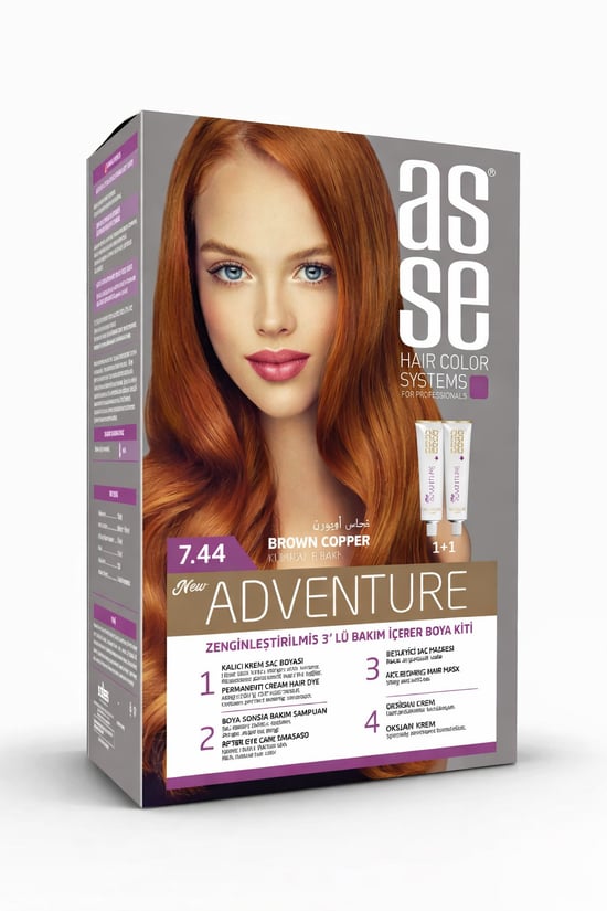 Asse Set Boya No: 7.44 50+50 Ml Kumral Bakır