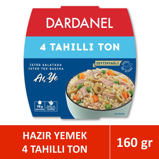 Dardanel Aç ye Dört Tahıllı Ton Balığı 160 Gr