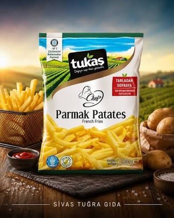 Tukaş 9*9 Patates 2,5 Kg