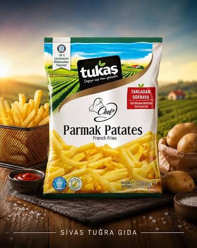 Tukaş 9*9 Patates 2,5 Kg