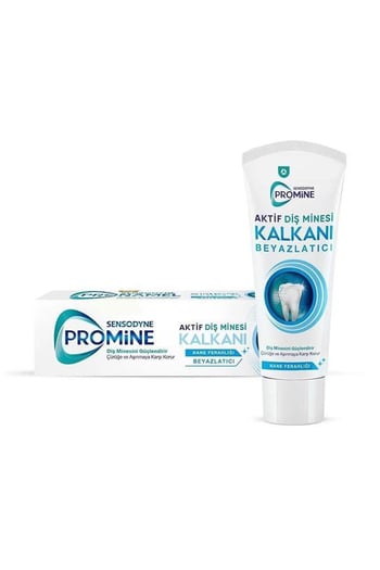 Sensodyne Promine Aktif Diş Minesi Kalkanı Beyazlatıcı Florürlü Diş Macunu 75 ml