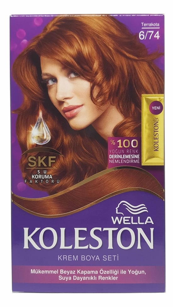 Koleston Kit Saç Boyası Terrakota 6 74