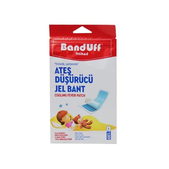 Banduff Ateş Düşürücü Jel Bant 3 Adet
