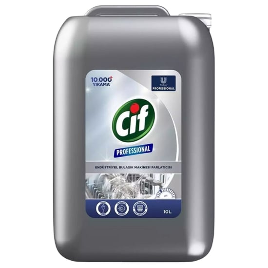 Cif Pro Endüstriyel Bulaşık Makinası Parlatıcısı 10 Lt