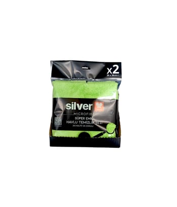 Silver Home 265 Gsm 38x38 Cm 2'li Süper Emici Kurulama Bezi-yeşil