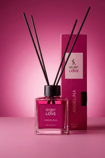 Secret Of Love Premium Cam Şişede Angelina Oda Kokusu 100 Ml