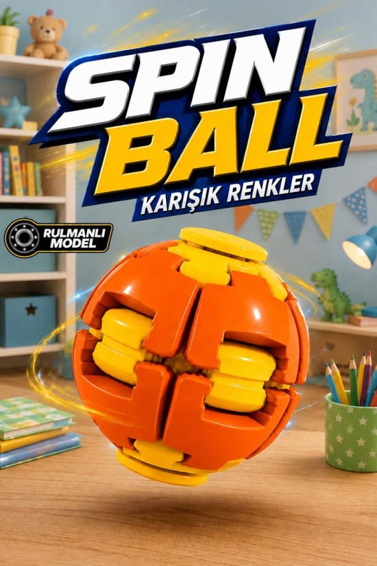 Spin Ball Dönen Stres Topu Spinner Oyuncak
