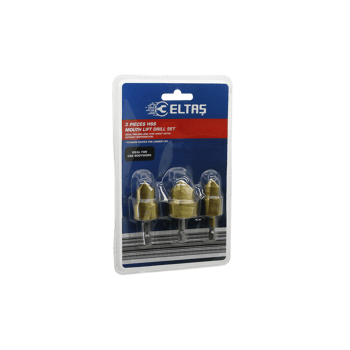 Eltaş-25034325-73380 Lrd-64a (3pcs) Plastik Boru Açma (sac Metal Levha Delme) Bits Uç (15-19--24-31--18-24)