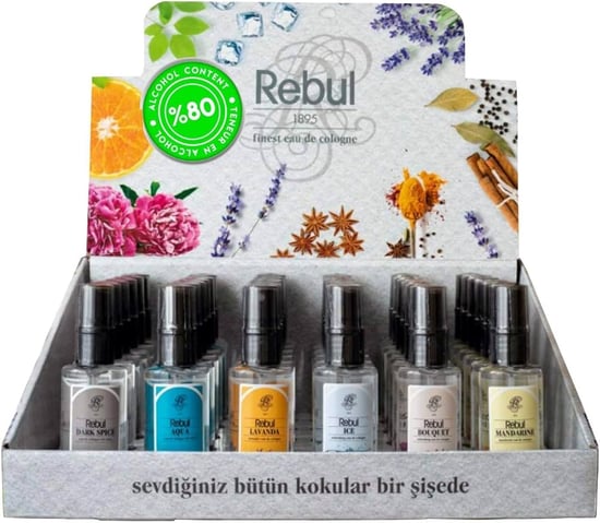 Rebul  Kolonya 50 ML. 36'LI