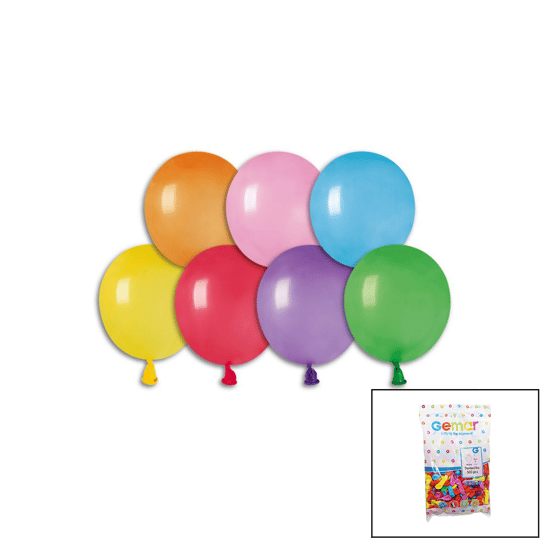 Gemar-pt20 Renkli Su Balon #086 ( 3'' & 8cm & 500pcs )