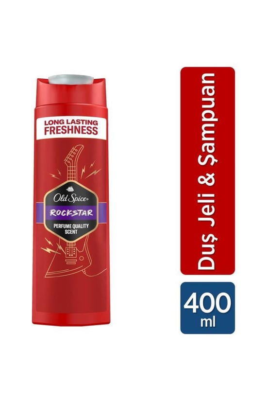 Old Spice Rockstar 2in1 Şampuan ve Duş Jeli Birarada 400 Ml
