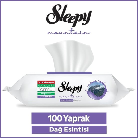 Sleepy Yüzey Temizlik Havlusu Dağ Esintisi 100lü
