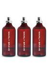 Manly Brave Edc 125 Ml Erkek Parfüm 3 Adet