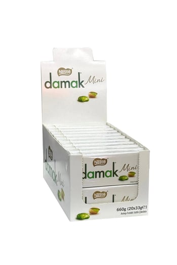 Damak Mini Antep Fıstıklı 33gr 20li
