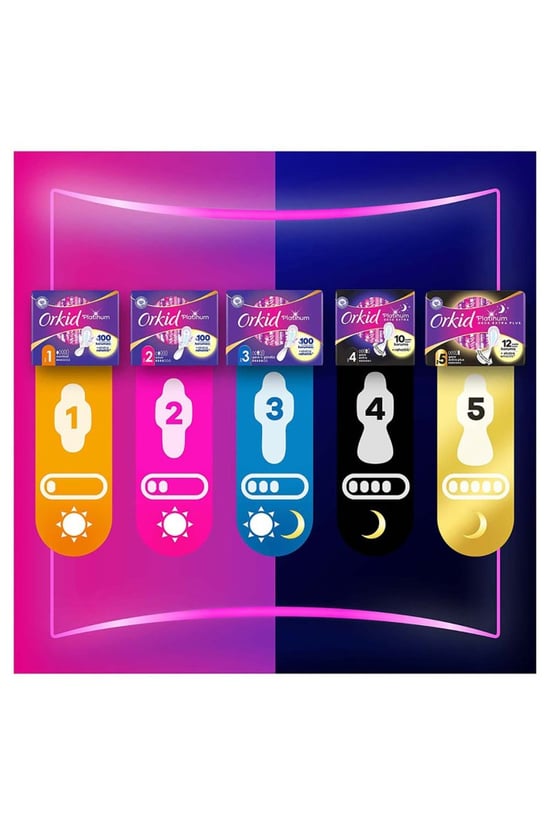 Orkid Platinum Gece Ekstra (boy 4) 5 Adet Hijyenik Ped