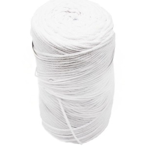 P Parla Pamuk Makrome 4 mm İp Beyaz