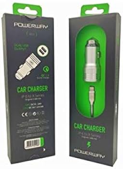 Powerway Metal X833 İphone 2400 Araç Şarj Seti Dual Usb ⚡