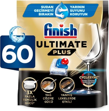 Finish Ultimate Plus Bulaşık Makinesi Tableti 60'lı