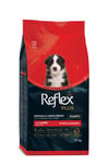 Reflex Plus Hipoalerjenik Kuzu Etli Orta ve Büyük Irk Yavru Köpek Maması 12 Kg