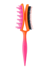 Proco Beauty Pro Multybrush - Yeni Nesil Topuz Fırçası - Kaynak/kıvırcık/düz Saç Kullanıma Uygun ( Turuncu Pembe Degrade )