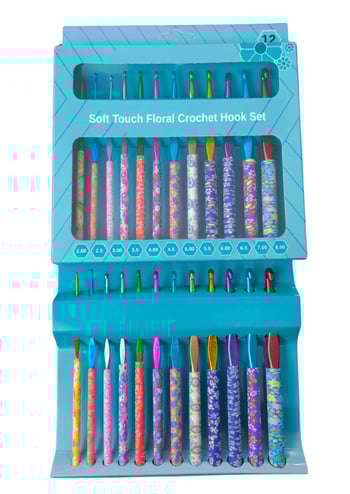 Yün Tığ Set Desenli 12 Adet