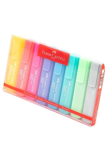 Pastel Blisterli Set Fosforlu Kalem 8'li