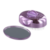 Proco Beauty Premium Shiny Kendini Temizleyen Aynalı Saç Fırçası - Compact Detangling To Go ( Lila )