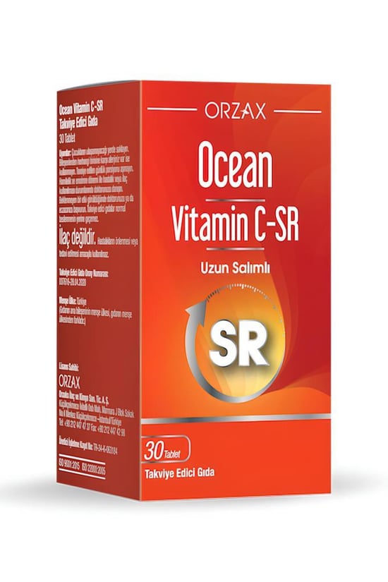 Ocean Vitamin C Sr 500 Mg 30 Tablet