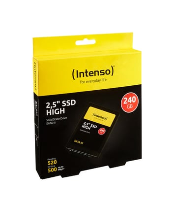 Intenso 3813440 2.5 İnç 240 GB Sata 500 MB/s 520 MB/s SSD