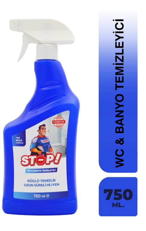 STOP Forte Tuvalet/WC ve Banyo Temizleyici 750 ml