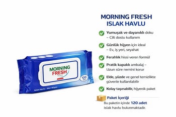 Morning Fresh Islak Havlu 120 Adet