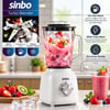 Sinbo Shb-7516 ( Krem ) Turbo El Blender Seti ( Doğrayıcı & Mikser & Blender ) ( 600w ) ( 2 Kademe Hız ) ( 1.5lt Cam Hazne )