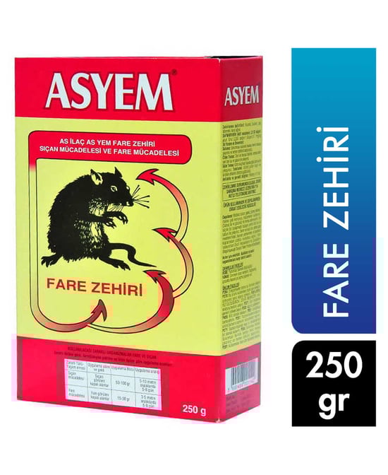 Asyem Fare Zehiri Fare Kovucu  250 g