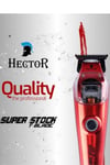 Hector Super Stock T Blade 11000 Devir Profosyonel Çizim Tıraş Makinesi Kırmızı