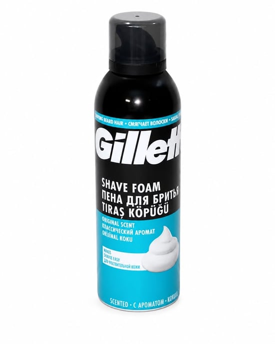 Gillette Tıraş Köpüğü 200 Ml Hassas
