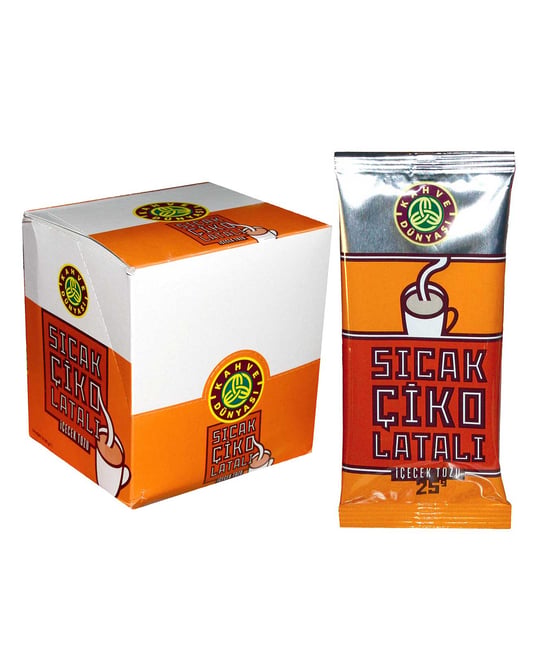 Kahve Dünyası Sıcak Çikolatalı İçecek Tozu 25 Gr X 24'lü Paket