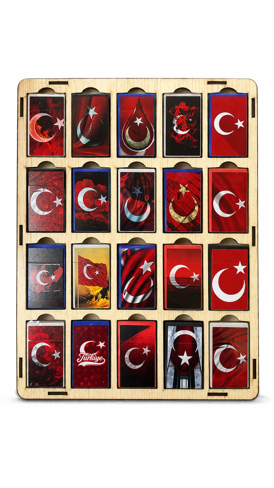 Str Kartela Jet Çakmak Türk Bayraklı