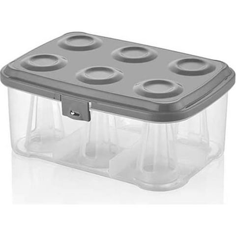 Urve 6'lı Çay Bardağı Taşıma Aparatı-şeffaf