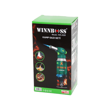 Winnboss Wn-3013 ( 2pcs ) Profesyonel Pürmüz Seti ( Pürmüz Torch Çakmak Başlık + Kamp Gazı ) ( 400ml )