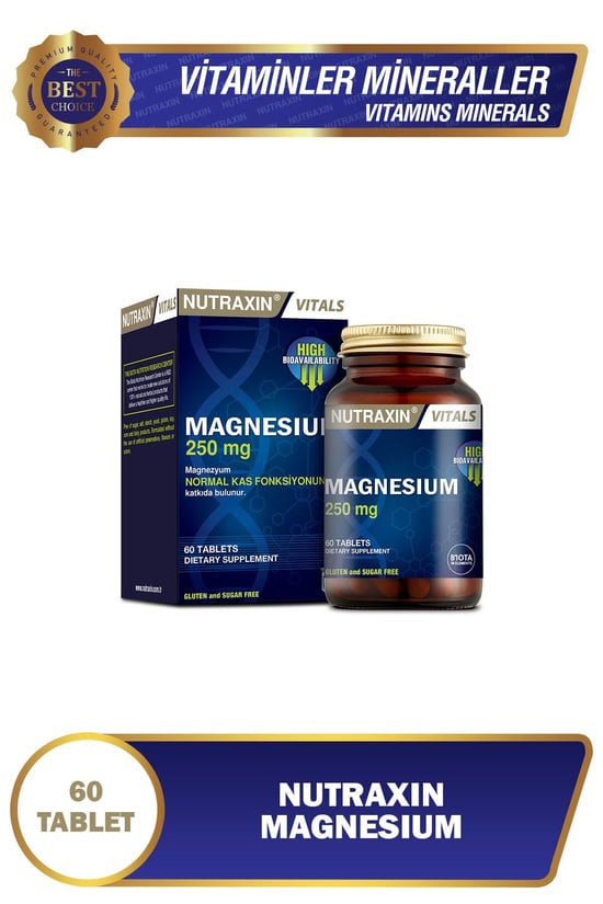 Nutraxın Magnesıum 250 Mg Tablet 7999